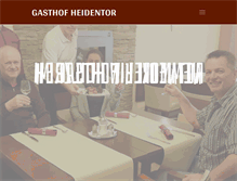 Tablet Screenshot of gasthof-heidentor.at